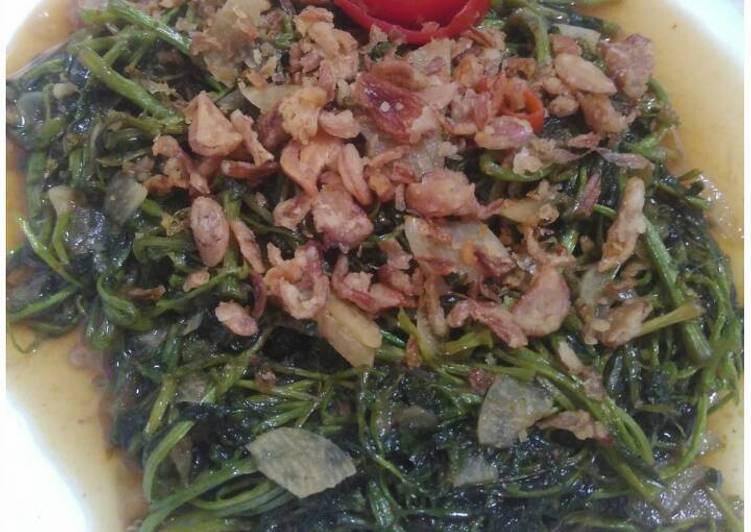 Resep Tumis teladak (selada air), Bisa Manjain Lidah