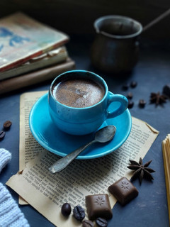 عکسی از دستور شیر قهوه شکلاتی