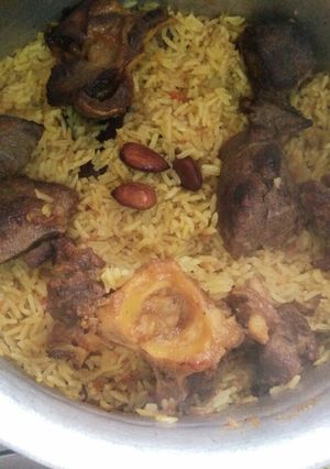 A picture of Mutton Mandi Biryani.