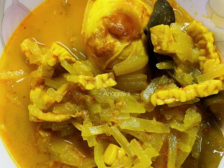 Easy Steps Prepare Recipes 1.Lodeh Labu siam, tempe &amp;amp; Telor (tanpa santan) the Delicious Really Delicious.