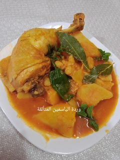 صورة لوصفة شطيطحة بطاطا والدجاج