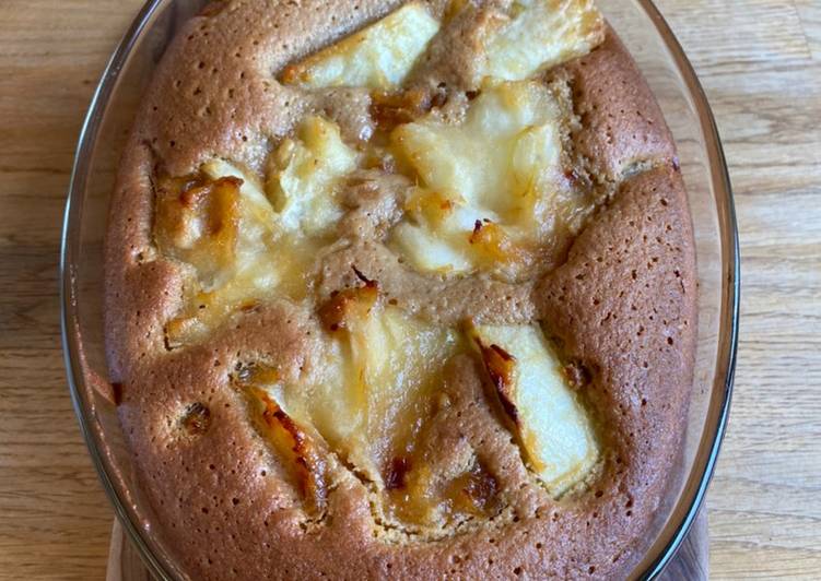 Recipe of Super Quick Homemade Pain de Genes - Apple &amp; Almond Cake