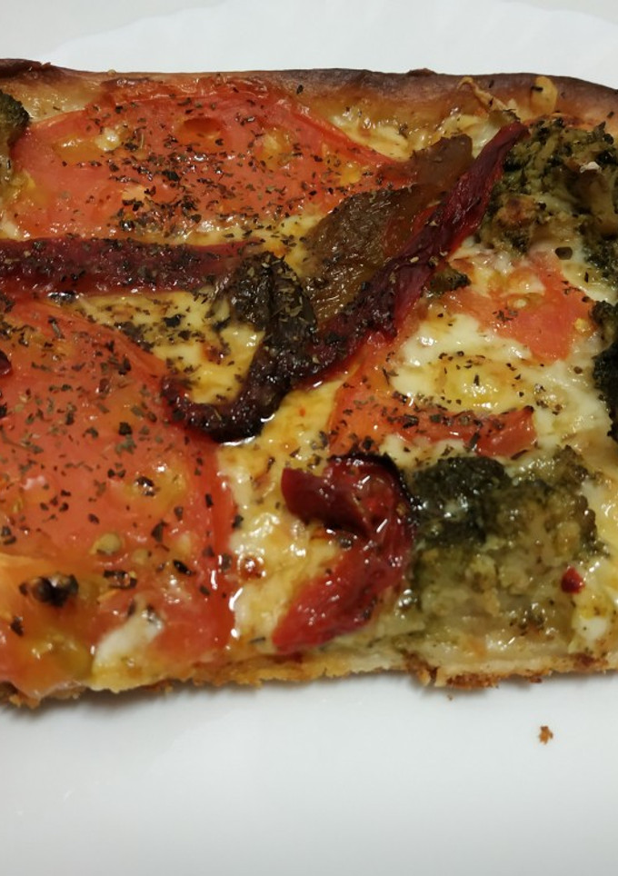 Una foto de Pizza comedida para dieta