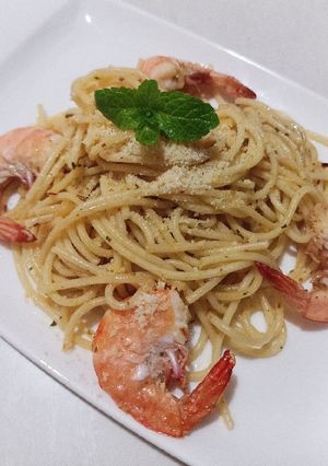 Foto resep Spaghetti Aglio Olio