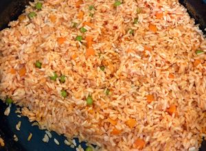 Una foto de Arroz rojo