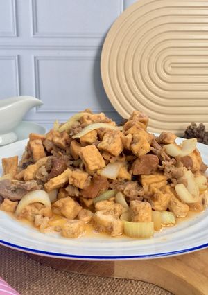 Foto resep Nasi Daging Tahu Gurih : Waji coba!