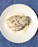 Pollo cordón blue con bechamel