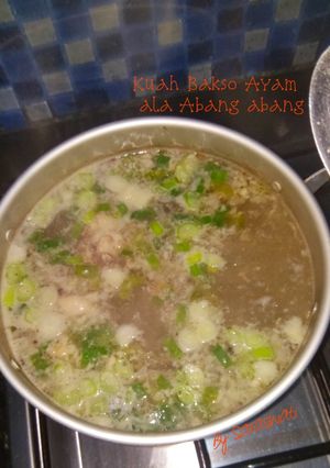 Foto resep Kuah Bakso Ayam ala Abang abang