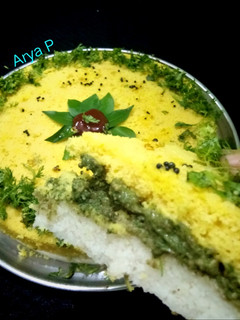 ऑयल फ्री सैंडविच ढोकला (oil free sandwich dhokla recipe in Hindi) रेसिपी मुख्य फोटो
