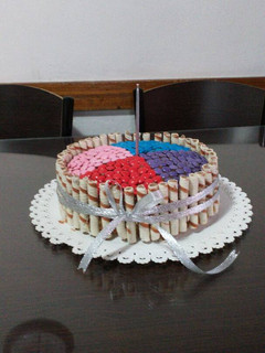 Una foto de Torta de cumple súper fácil