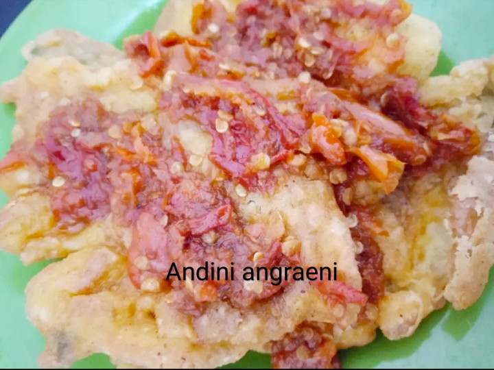 Resep Telur crispy geprek, Bisa Manjain Lidah