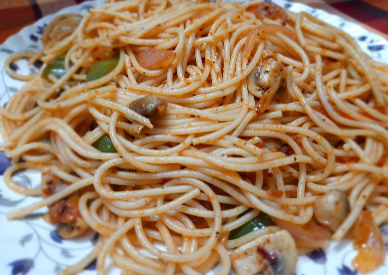 Spaghetti Pasta (Indian style)