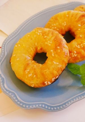 氣炸鍋「蘋果甜甜圈」手抓餅簡單完成！！ 的食譜成品照片