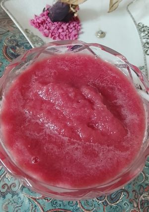 عکسی از دستور یخ در بهشت هندوانه