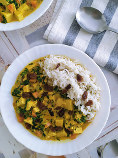 Una foto de Curry de tofu
