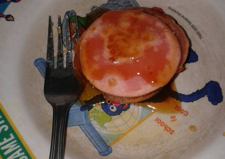 Mini kue cubit/pancake pink