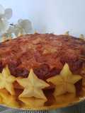 Tarta de Carambolo ó Star fruit al caramelo!!!