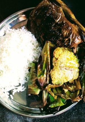 কাতলা মাছের পাতুরি (Katla macher paturi recipe in bengali) রেসিপির প্রধান ছবি