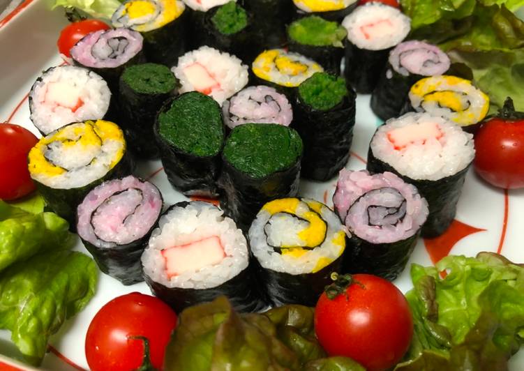 Recipe of Award-winning Chrysanthemums Sushi