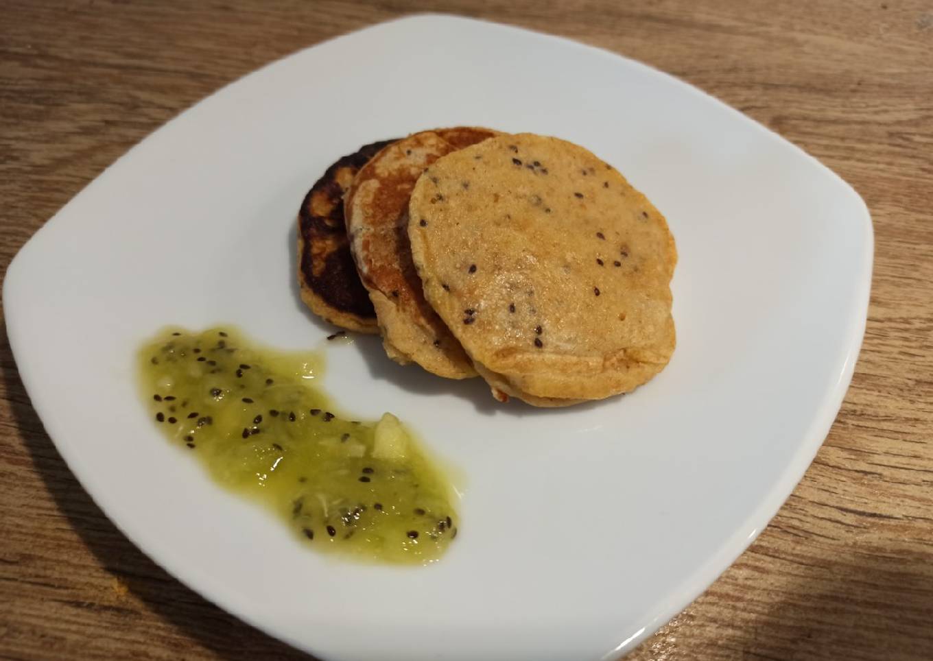 Pancakes de kiwi (BLW)