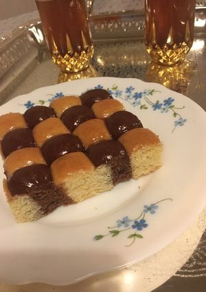 Une photo de Gâteau damier