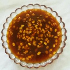 A picture of Tamarind and jaggery chutney.