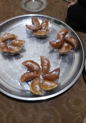 صورة لوصفة قطايف بالقشطه