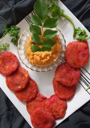 પીંક મીની ઉત્તપમ  રેસીપી મુખ્ય ફોટો