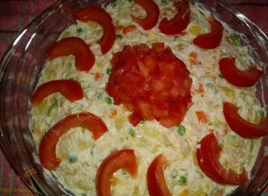 Una foto de Rápida ensalada rusa de lunes