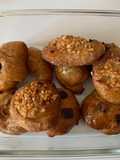 Bollitos con masa de brioche integral y casi sin azúcar