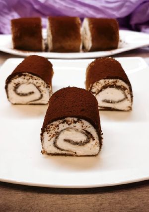 Kakaós palacsinta, citromos túrókrémmel gluténmentesen recept fotója