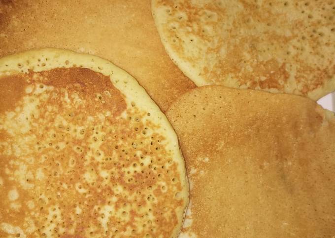 Coconut lemon zests pancakes Recipe
