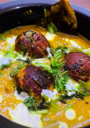A picture of Healthy Aloo Kofta in Smoky Gravy.