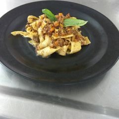 A picture of Tagliatelle Bolognaise.
