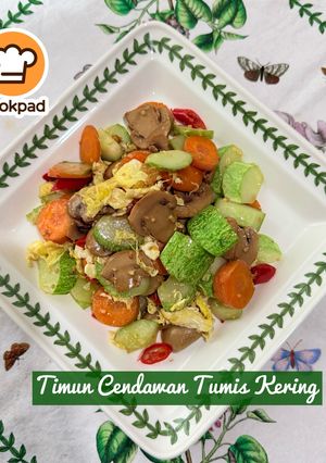Gambar 👩‍🍳Timun Cendawan Tumis Kering