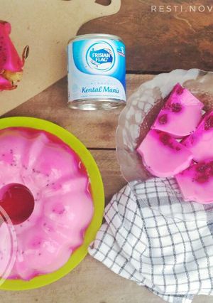 Foto resep Puding Buah Naga