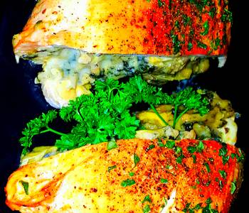 Fast Cooking Methods Mikes Artichoke Spinach  Cheese Stuffed Chicken Breasts Delicious