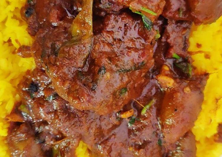 Chicken Gizzard Liver Heart Masala