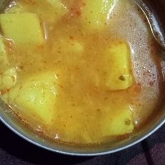 A picture of Aloo ki sabji.