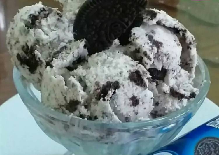 Langkah Mudah untuk Menyiapkan 4.Ice cream mc.flurry oreo Anti Gagal