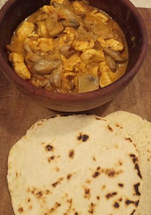 Una foto de Fajitas o Wrap de pollo