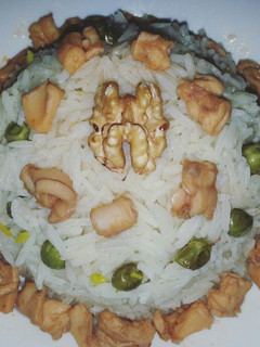 صورة لوصفة أرز بالأخطبوط