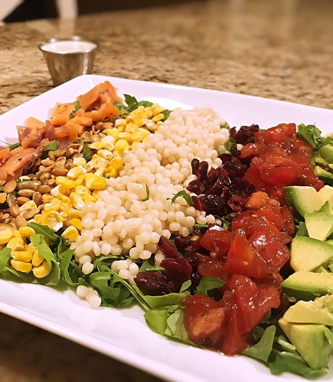 A picture of Stetson chopped salad.