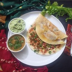 A picture of Instant Rava Masala Dosa.