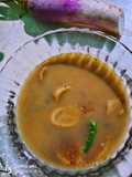 মুলো দিয়ে মাসকলাইয়ের ডাল (Maskolaier daal with Mulo)