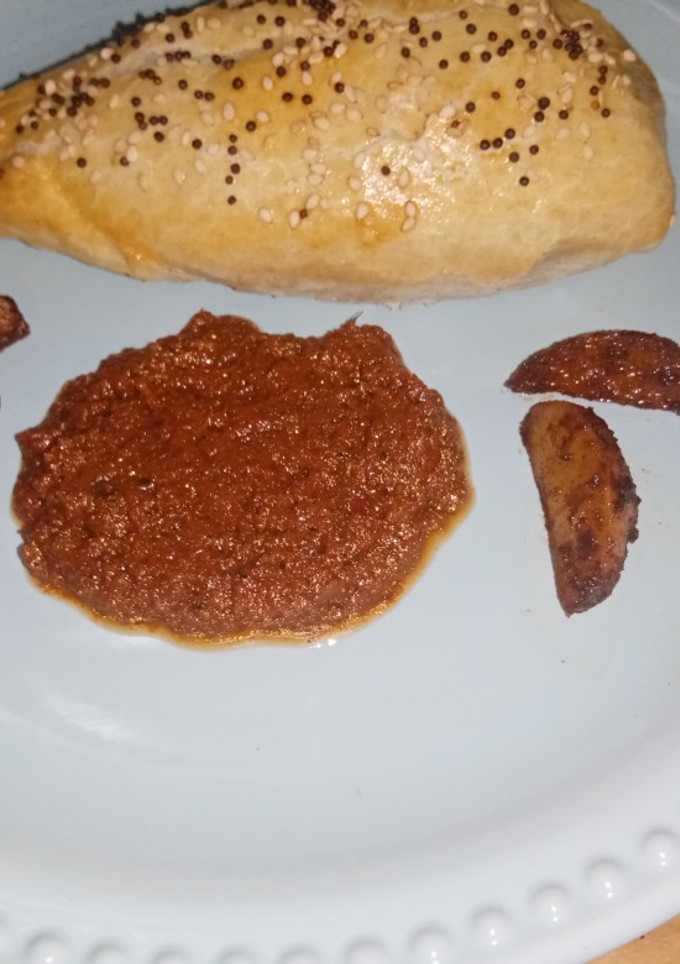 Una foto de Chileno relleno hojaldrado