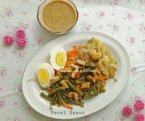 Mudahnya Memasak Pecel sayur Nikmat Lezat