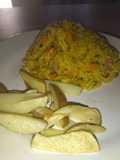 Arroz de camarón sin coco