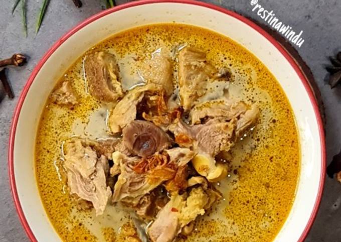 Resep Gule Kambing Khas Jawa Timur oleh Windu Restina - Cookpad