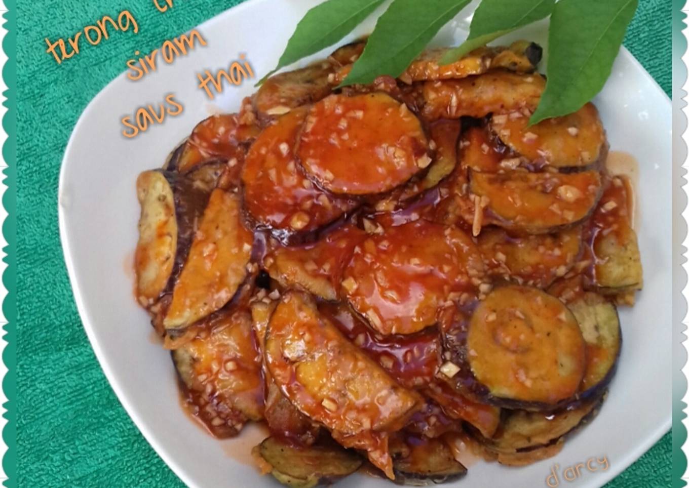 Terong Crispy Siram Saus Thai